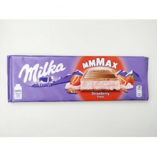 Шоколад "Milka Strawberry Fresa" 300 Г Шоколад "Milka Strawberry Fresa" 300 Г